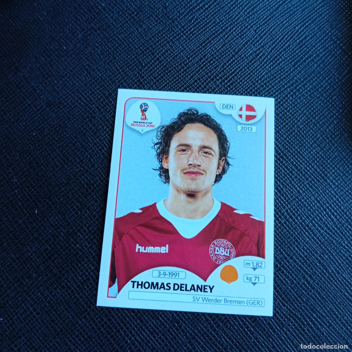 Football Stickers: 264 THOMAS DELANEY DINAMARCA PANINI MUNDIAL RUSIA 2018 CROMO FUTBOL 18 - SIN PEGAR - /CJ2 .
