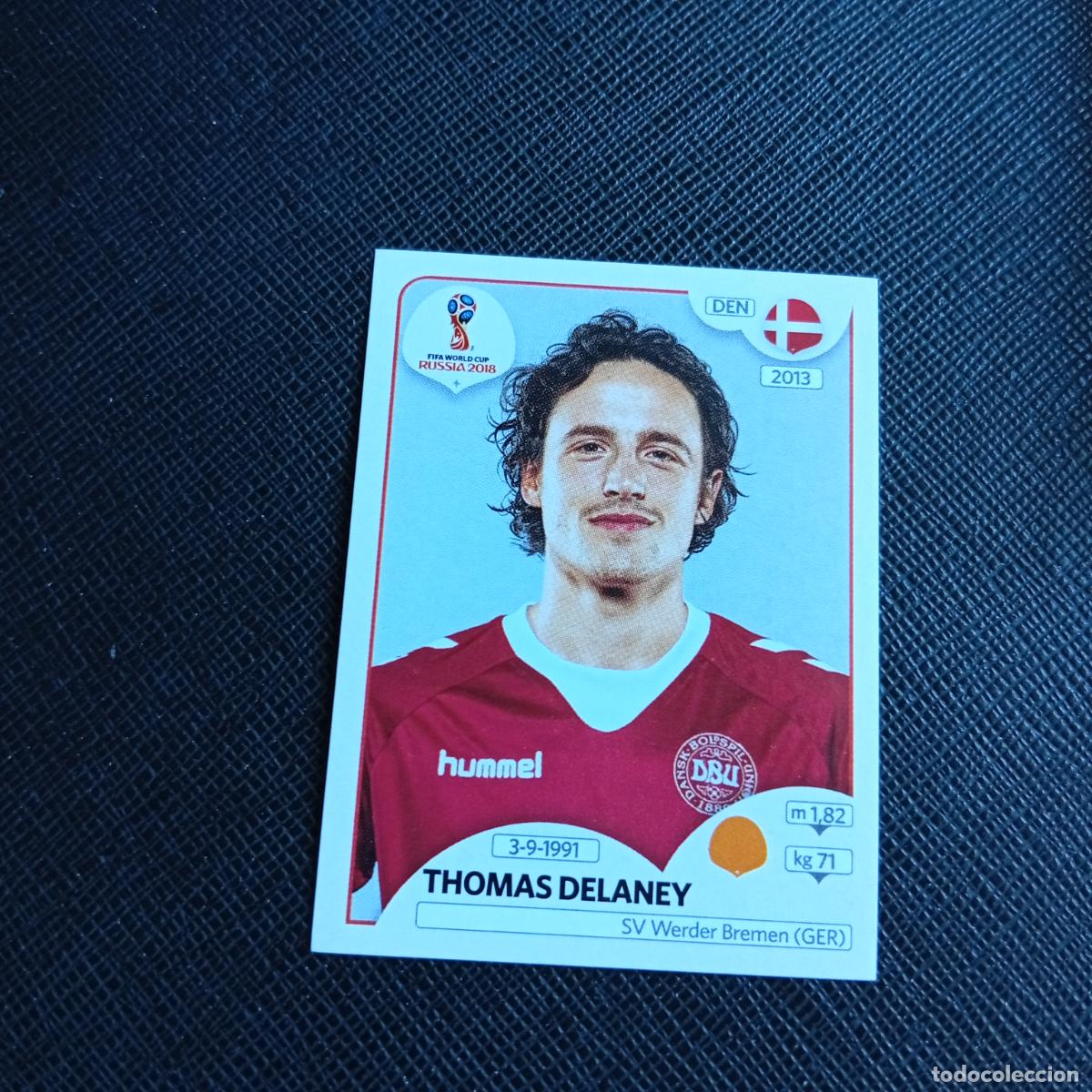 Football Stickers: 264 THOMAS DELANEY DINAMARCA PANINI MUNDIAL RUSIA 2018 CROMO FUTBOL 18 - SIN PEGAR - /CJ2 ..