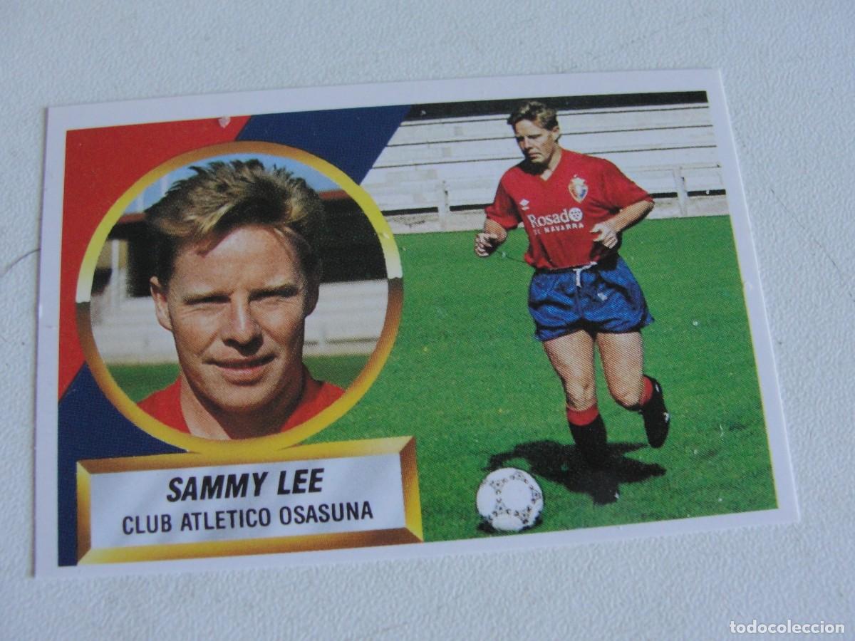 Football Stickers: LIGA ESTE 88 89 - OSASUNA 13 SAMMY LEE - CON ASTERISCO # - NUNCA PEGADO
