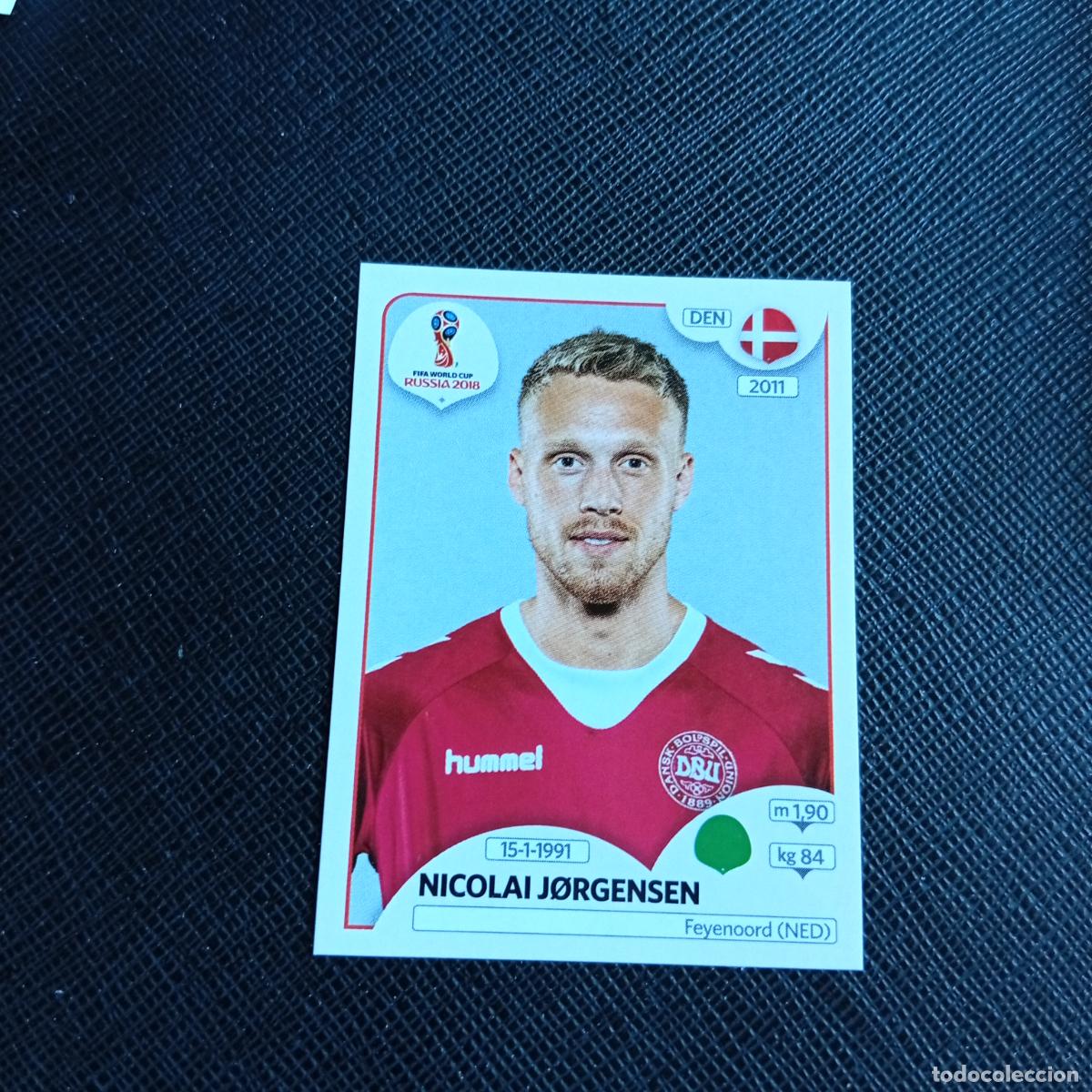 Cromos de Futebol: 269 JORGENSEN DINAMARCA PANINI MUNDIAL RUSIA 2018 CROMO FUTBOL 18 - SIN PEGAR - /CJ2 .