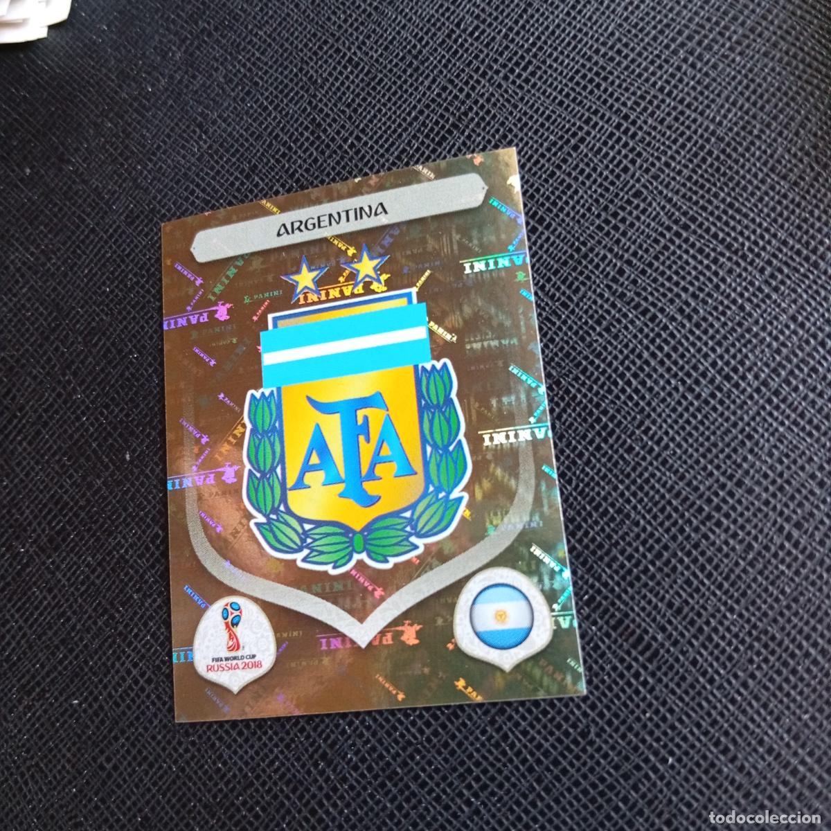 Cromos de f&uacute;tbol: 272 ESCUDO ARGENTINA PANINI MUNDIAL RUSIA 2018 CROMO FUTBOL 18 - SIN PEGAR - /CJ2