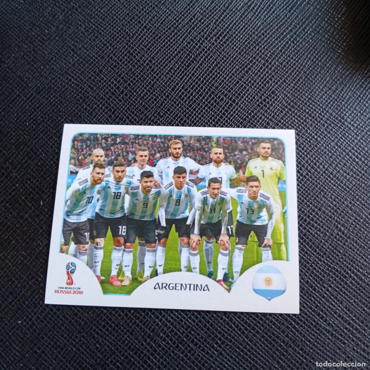 Fu&szlig;ball-Sticker: 273 MESSI ALINEACION ARGENTINA PANINI MUNDIAL RUSIA 2018 CROMO FUTBOL 18 - SIN PEGAR - A12 PG145