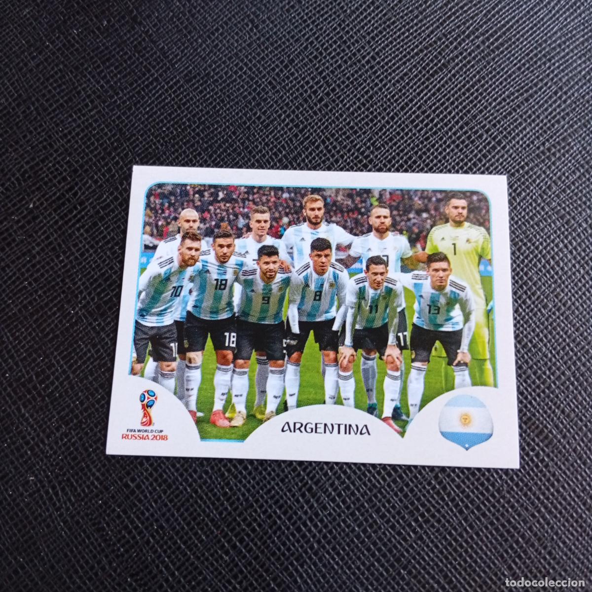Fu&szlig;ball-Sticker: 273 MESSI ALINEACION ARGENTINA PANINI MUNDIAL RUSIA 2018 CROMO FUTBOL 18 - SIN PEGAR - A12 PG145 B