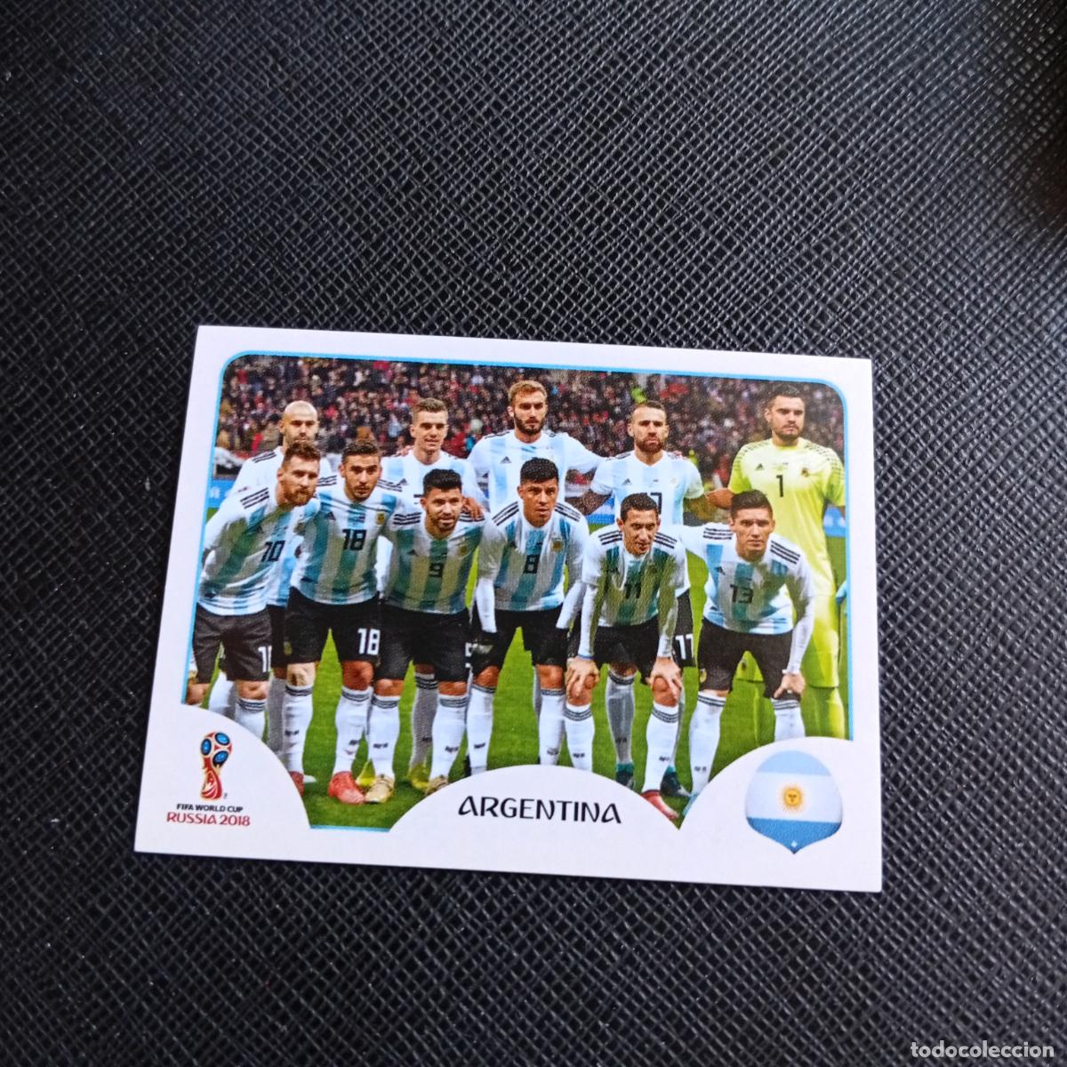 Fu&szlig;ball-Sticker: 273 MESSI ALINEACION ARGENTINA PANINI MUNDIAL RUSIA 2018 CROMO FUTBOL 18 - SIN PEGAR - A12 PG163
