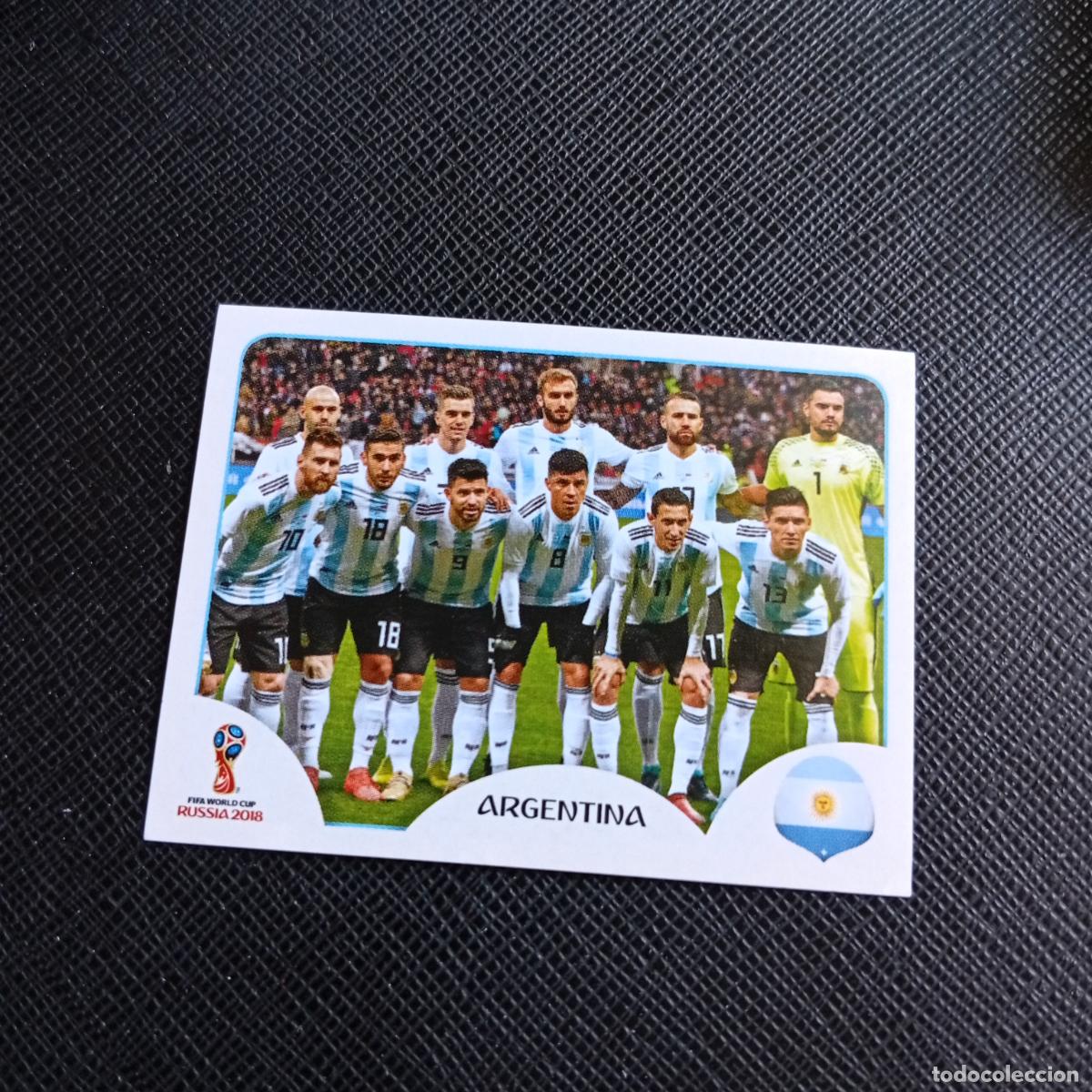 Fu&szlig;ball-Sticker: 273 MESSI ALINEACION ARGENTINA PANINI MUNDIAL RUSIA 2018 CROMO FUTBOL 18 - SIN PEGAR - A12 PG172