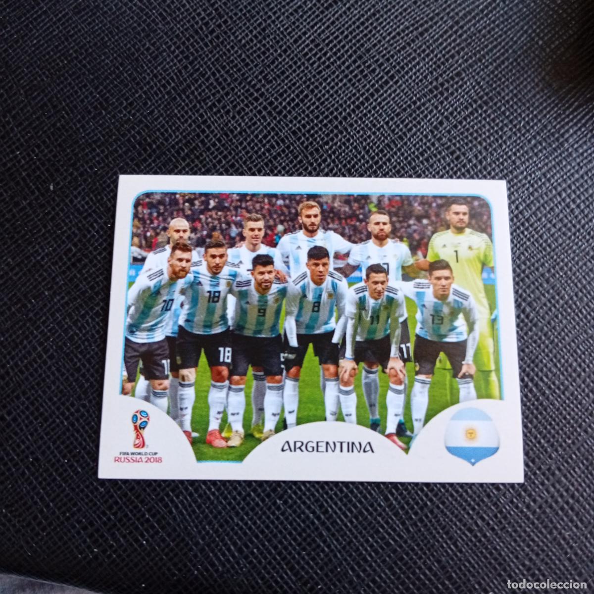 Fu&szlig;ball-Sticker: 273 MESSI ALINEACION ARGENTINA PANINI MUNDIAL RUSIA 2018 CROMO FUTBOL 18 - SIN PEGAR - A12 PG172 B