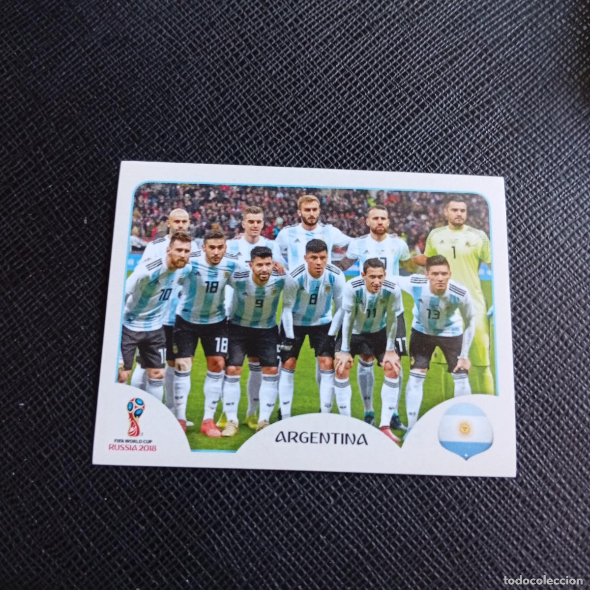 Fu&szlig;ball-Sticker: 273 MESSI ALINEACION ARGENTINA PANINI MUNDIAL RUSIA 2018 CROMO FUTBOL 18 - SIN PEGAR - A12 PG190
