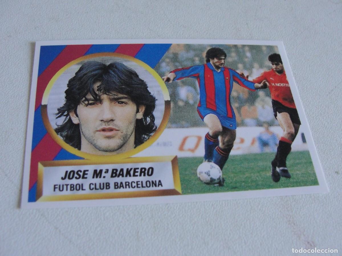 Cromos de f&uacute;tbol: N&ordm; 14 BARCELONA / JOSE MARI BAKERO BAQUERO - BAR&Ccedil;A LIGA ESTE 88 89 - NUNCA PEGADO