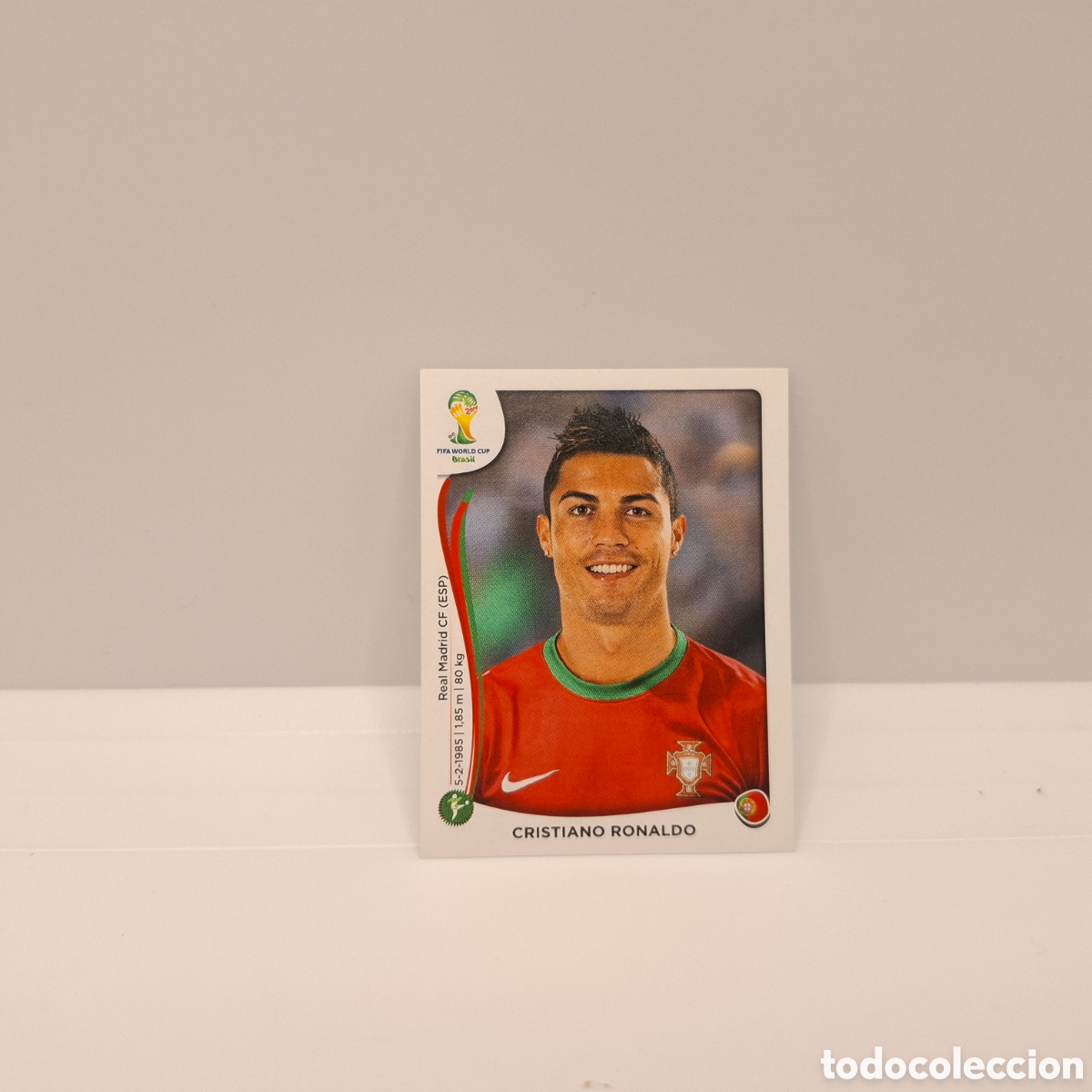Cromos de f&uacute;tbol: 523 CRISTIANO RONALDO PORTUGAL PANINI MUNDIAL BRASIL 2014 CROMO FUTBOL 14 - SIN PEGAR
