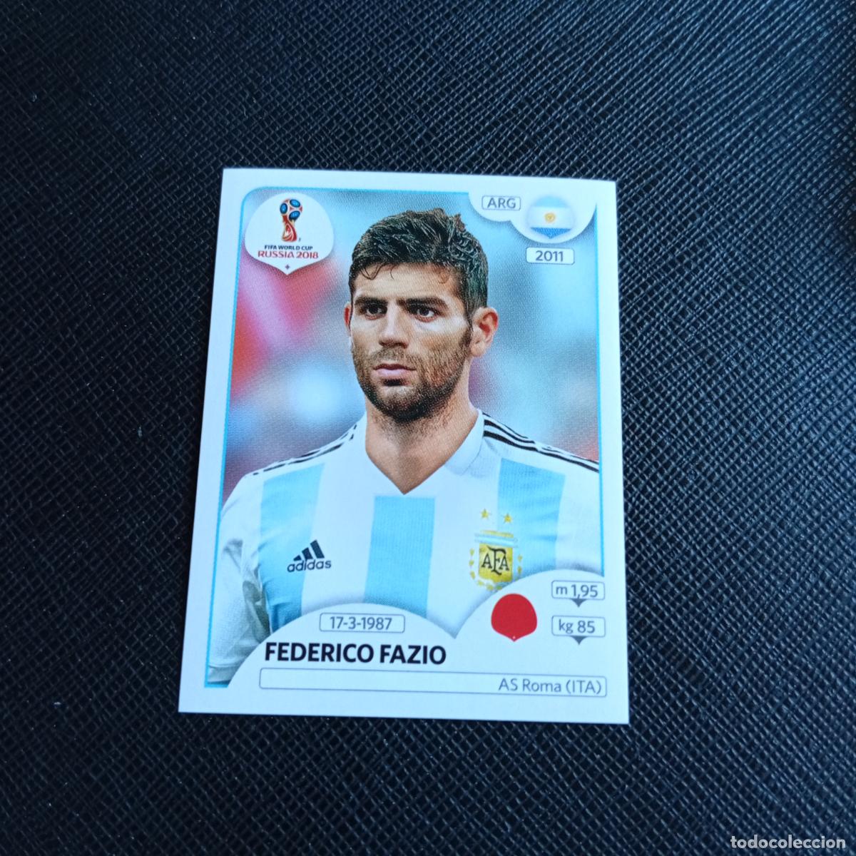 Cromos de f&uacute;tbol: 276 FAZIO ARGENTINA PANINI MUNDIAL RUSIA 2018 CROMO FUTBOL 18 - SIN PEGAR - /CJ2