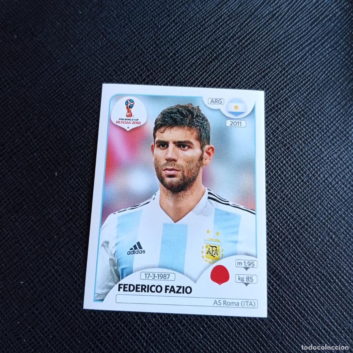 Cromos de f&uacute;tbol: 276 FAZIO ARGENTINA PANINI MUNDIAL RUSIA 2018 CROMO FUTBOL 18 - SIN PEGAR - /CJ2 .