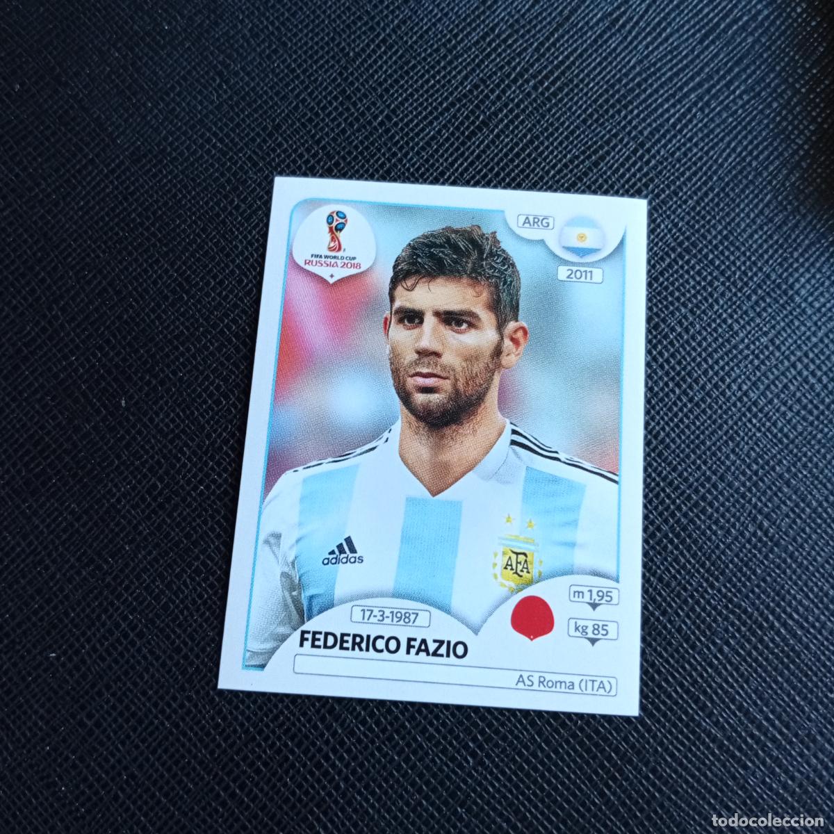 Cromos de f&uacute;tbol: 276 FAZIO ARGENTINA PANINI MUNDIAL RUSIA 2018 CROMO FUTBOL 18 - SIN PEGAR - /CJ2 .