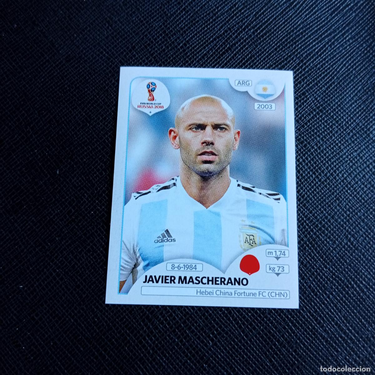 Cromos de f&uacute;tbol: 277 MASCHERANO ARGENTINA PANINI MUNDIAL RUSIA 2018 CROMO FUTBOL 18 - SIN PEGAR - /CJ2