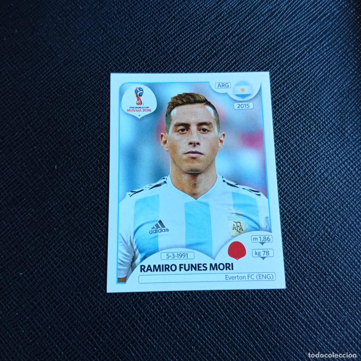 Cromos de Futebol: 280 FUNES MORI ARGENTINA PANINI MUNDIAL RUSIA 2018 CROMO FUTBOL 18 - SIN PEGAR - /CJ2