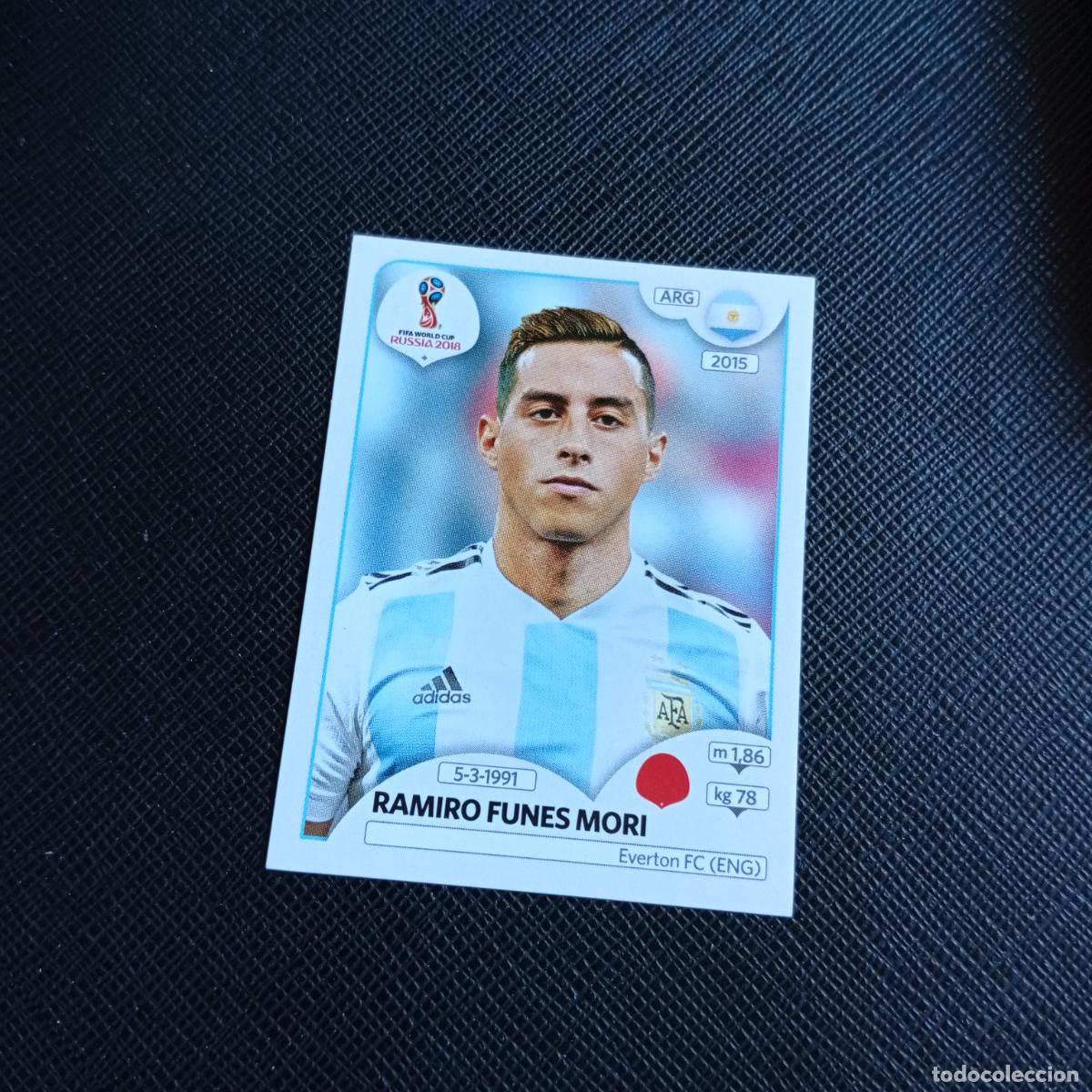 Cromos de Futebol: 280 FUNES MORI ARGENTINA PANINI MUNDIAL RUSIA 2018 CROMO FUTBOL 18 - SIN PEGAR - /CJ2