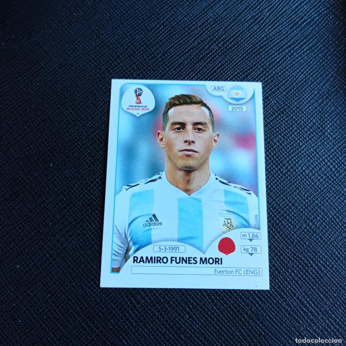Cromos de Futebol: 280 FUNES MORI ARGENTINA PANINI MUNDIAL RUSIA 2018 CROMO FUTBOL 18 - SIN PEGAR - /CJ2 .