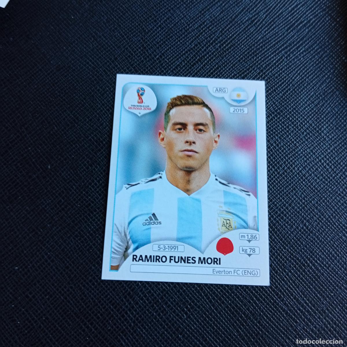Cromos de Futebol: 280 FUNES MORI ARGENTINA PANINI MUNDIAL RUSIA 2018 CROMO FUTBOL 18 - SIN PEGAR - /CJ2 .