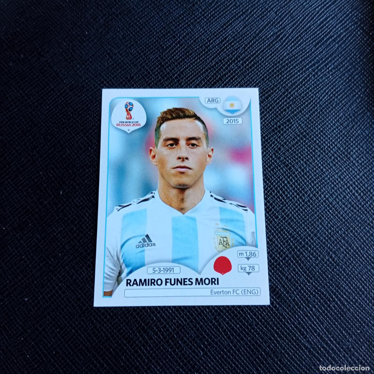 Cromos de Futebol: 280 FUNES MORI ARGENTINA PANINI MUNDIAL RUSIA 2018 CROMO FUTBOL 18 - SIN PEGAR - /CJ2 ..