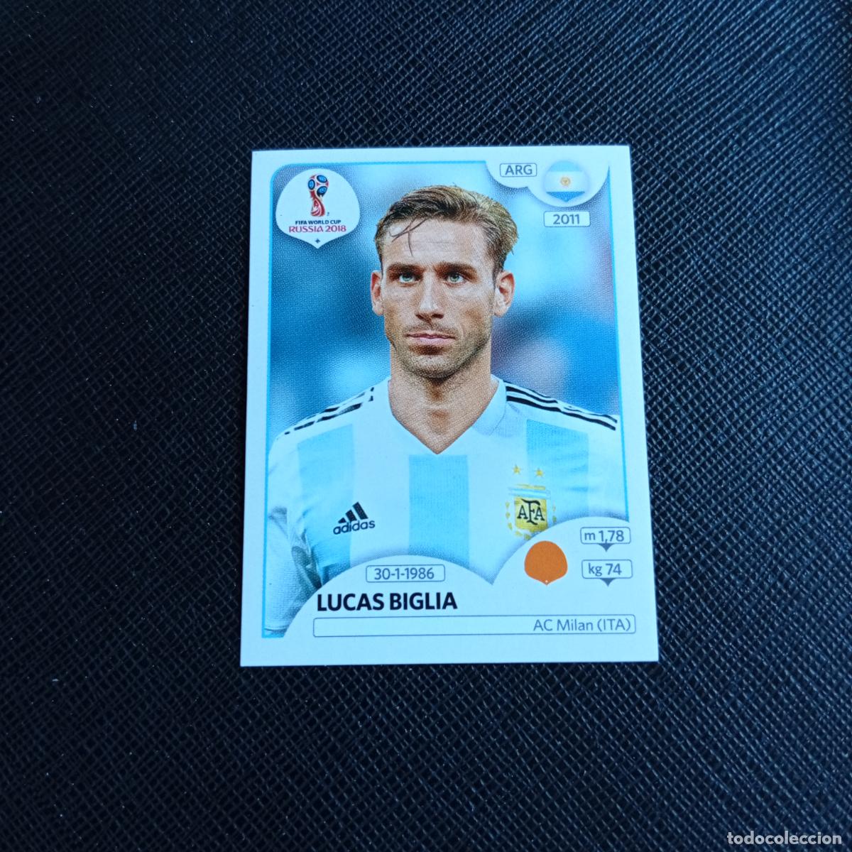 Football Stickers: 281 LUCAS BIGLIA ARGENTINA PANINI MUNDIAL RUSIA 2018 CROMO FUTBOL 18 - SIN PEGAR - /CJ2