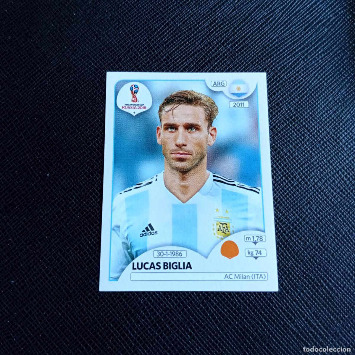 Football Stickers: 281 LUCAS BIGLIA ARGENTINA PANINI MUNDIAL RUSIA 2018 CROMO FUTBOL 18 - SIN PEGAR - /CJ2