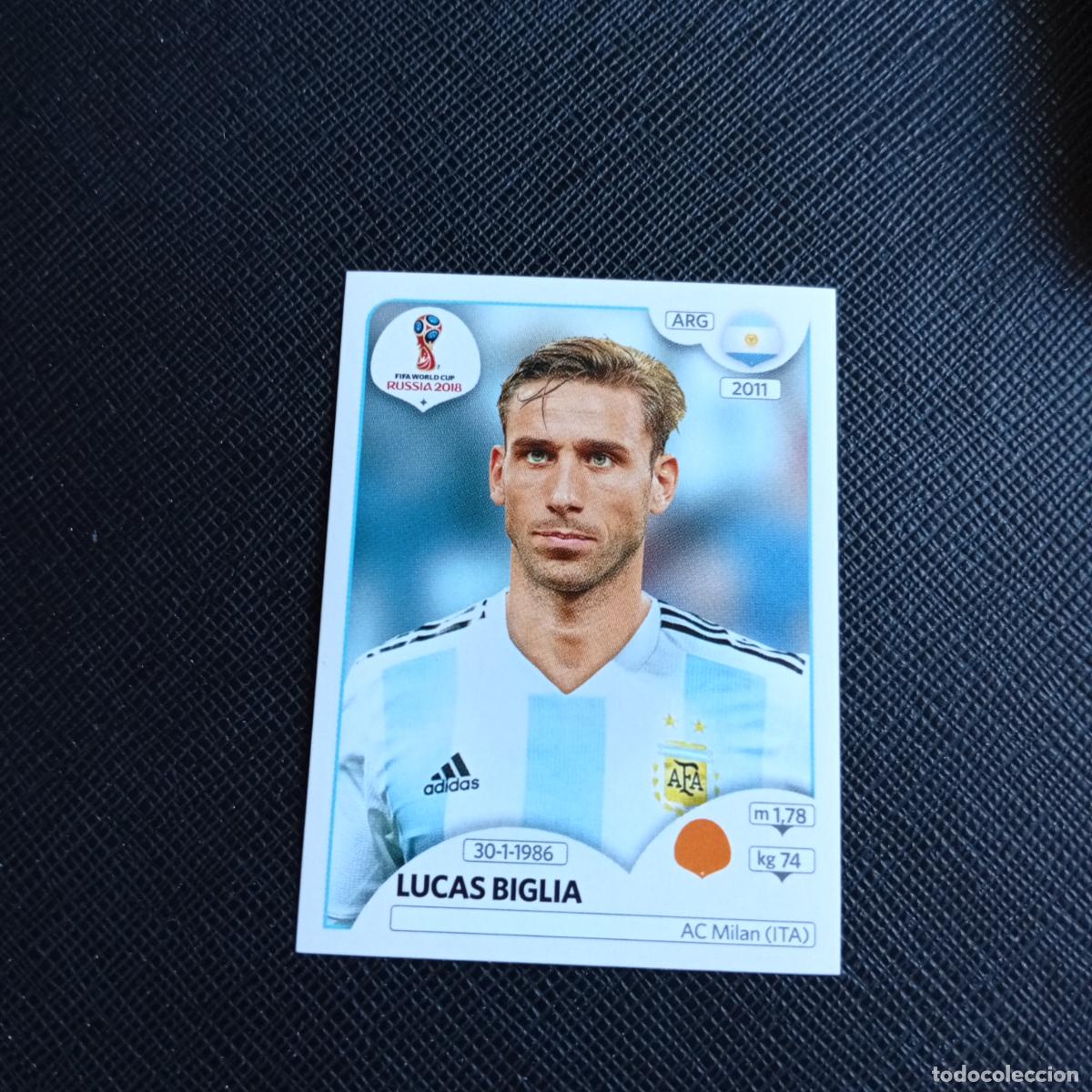 Football Stickers: 281 LUCAS BIGLIA ARGENTINA PANINI MUNDIAL RUSIA 2018 CROMO FUTBOL 18 - SIN PEGAR - /CJ2