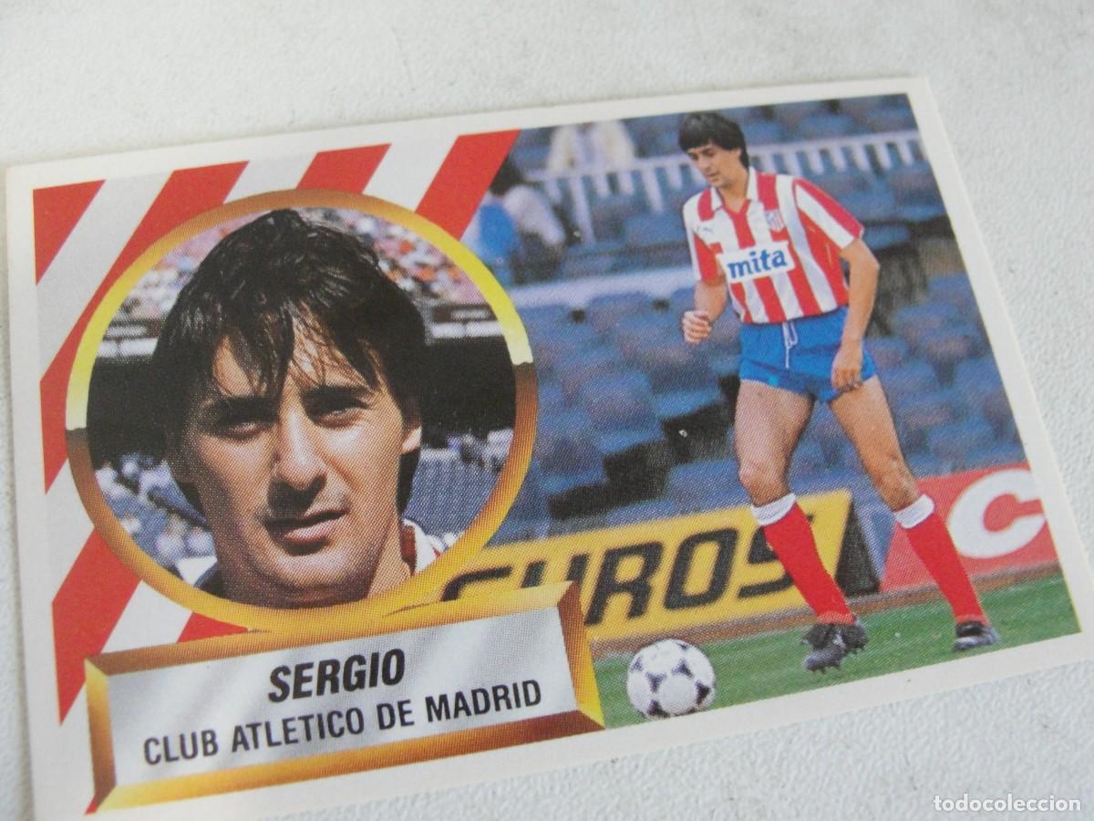 Football Stickers: LIGA ESTE 88 89 - ATLETICO MADRID 5 A - SERGIO -CON # ASTERISCO - NUNCA PEGADO - DE TIENDA