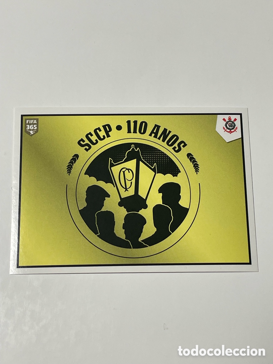 Cromos de f&uacute;tbol: Logo conmemorativo Corinthians 110 a&ntilde;os Panini FIFA 365 20/21 #357