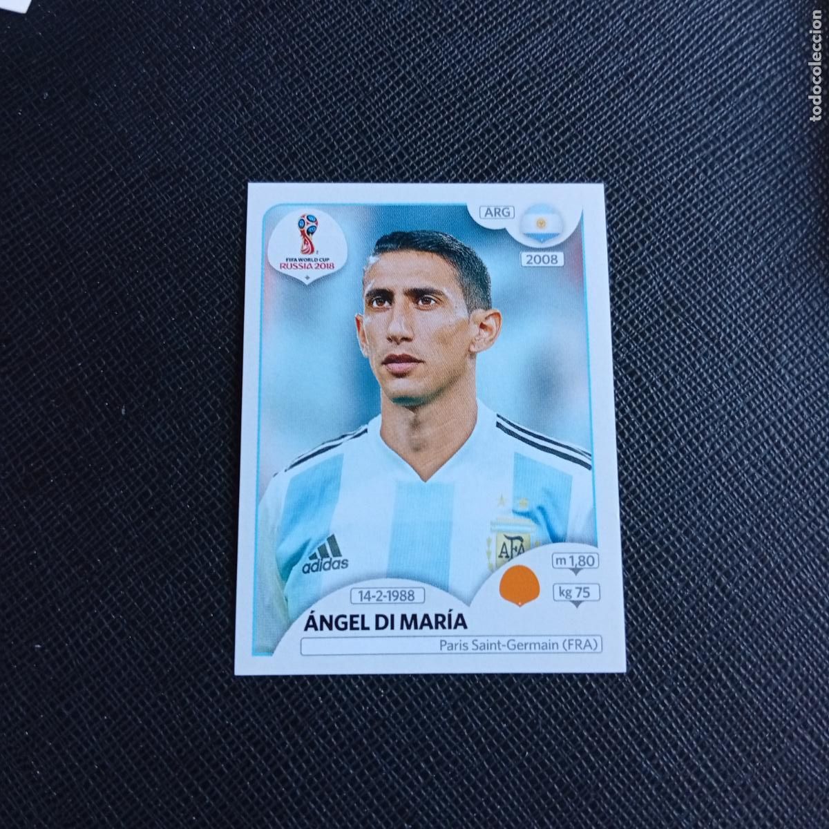 Fu&szlig;ball-Sticker: 283 DI MARIA ARGENTINA PANINI MUNDIAL RUSIA 2018 CROMO FUTBOL 18 - SIN PEGAR - /CJ2 ..