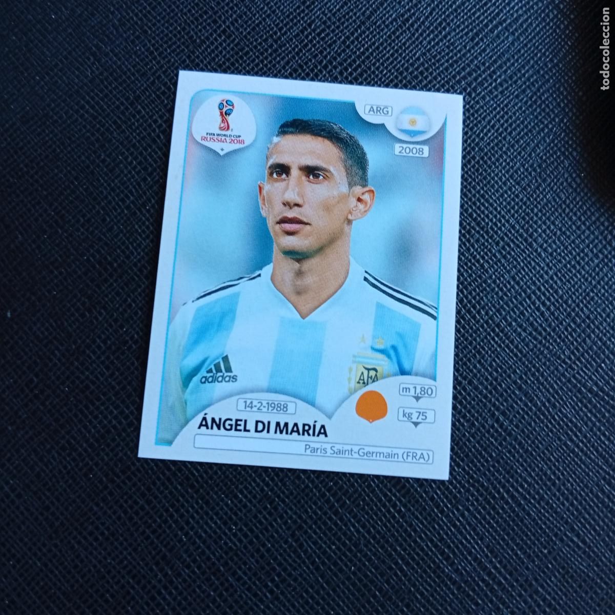 Figurine di Calcio: 283 DI MARIA ARGENTINA PANINI MUNDIAL RUSIA 2018 CROMO FUTBOL 18 - SIN PEGAR - /CJ2 ...