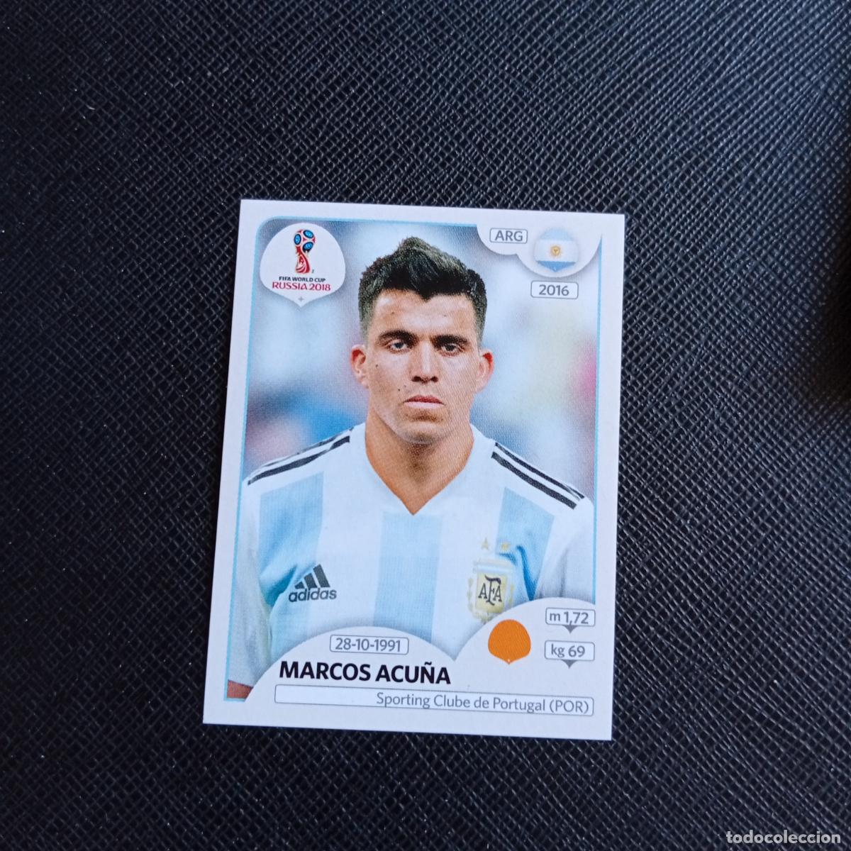 Fu&szlig;ball-Sticker: 284 MARCOS ACU&Ntilde;A ARGENTINA PANINI MUNDIAL RUSIA 2018 CROMO FUTBOL 18 - SIN PEGAR - /CJ2 .