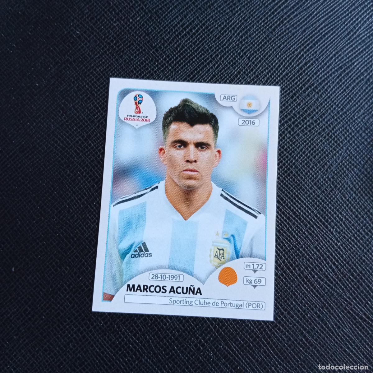 Fu&szlig;ball-Sticker: 284 MARCOS ACU&Ntilde;A ARGENTINA PANINI MUNDIAL RUSIA 2018 CROMO FUTBOL 18 - SIN PEGAR - /CJ2 ..