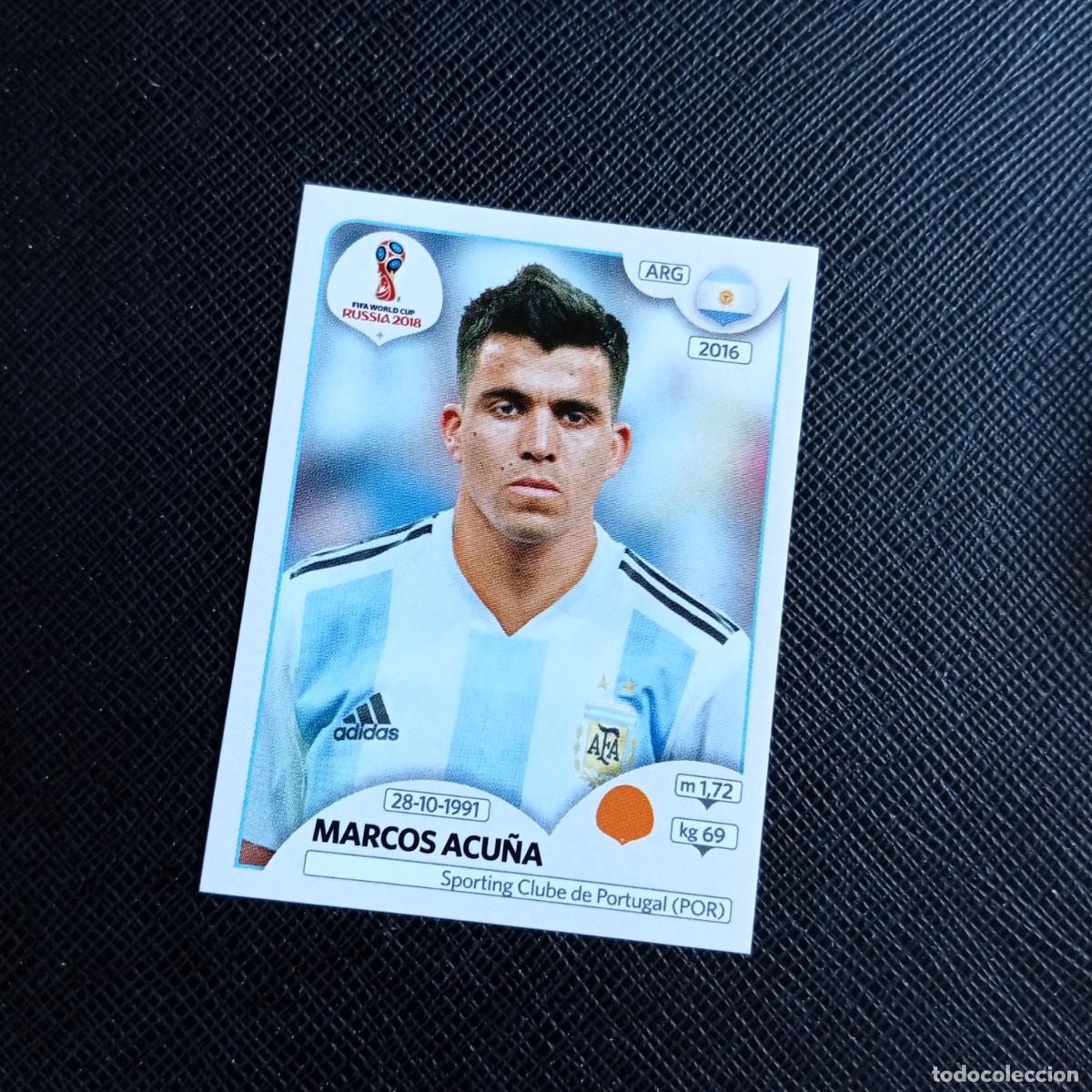 Fu&szlig;ball-Sticker: 284 MARCOS ACU&Ntilde;A ARGENTINA PANINI MUNDIAL RUSIA 2018 CROMO FUTBOL 18 - SIN PEGAR - /CJ2 ..