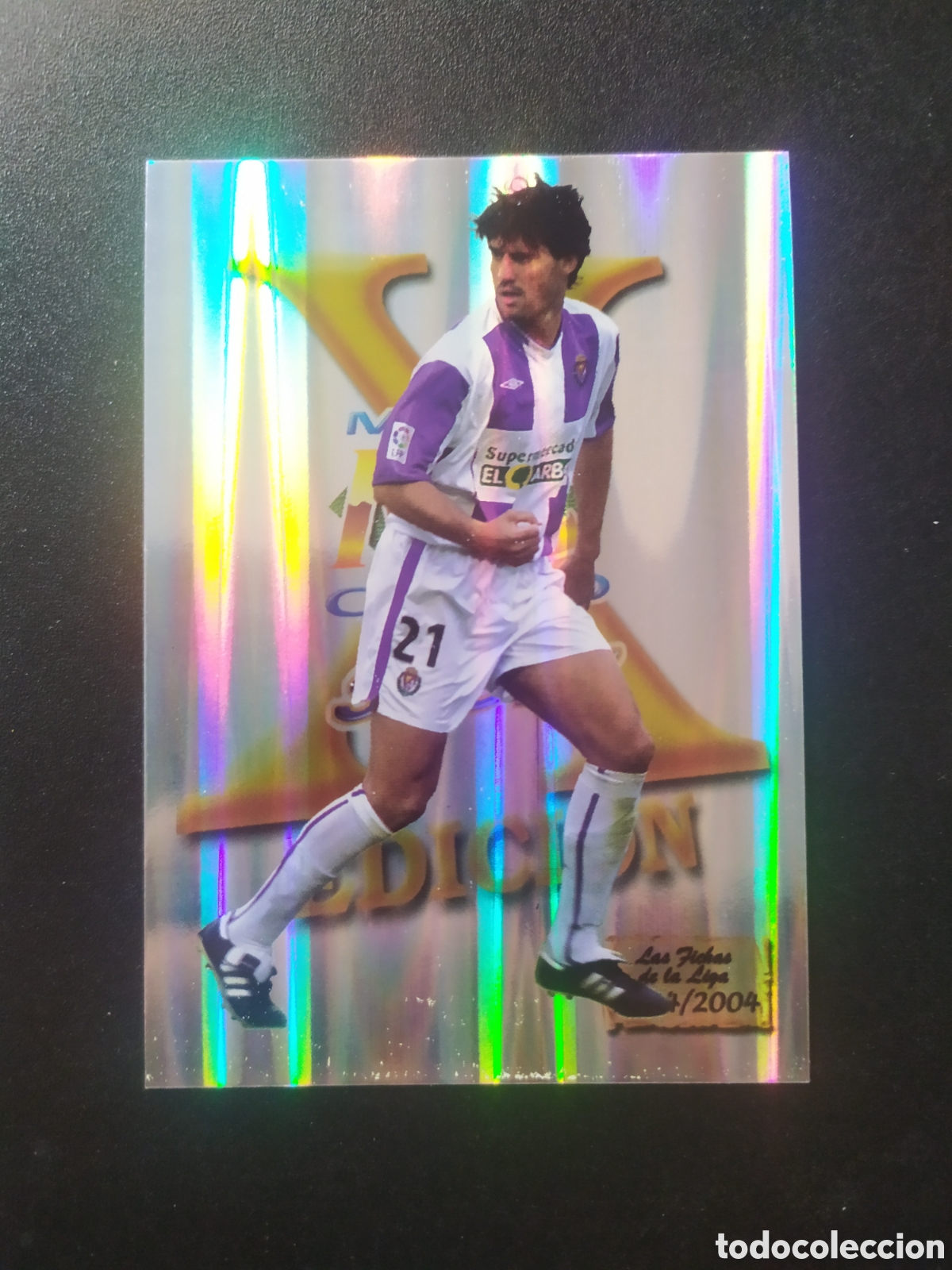 Cromos de f&uacute;tbol: Mundicromo fichas Liga 2003 2004 03 04 Caminero X edicion n&deg; 627 Valladolid