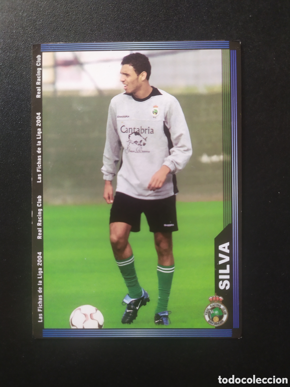 Cromos de f&uacute;tbol: Mundicromo fichas Liga 2003 2004 03 04 Silva n&deg; 606 Racing Santander