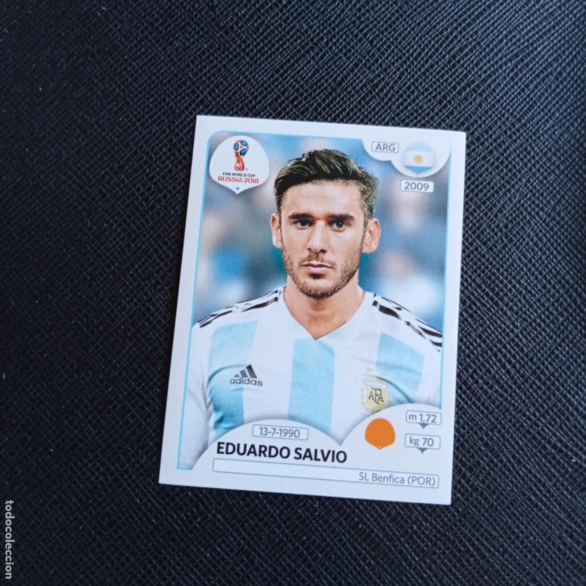 Cromos de f&uacute;tbol: 286 EDUARDO SALVIO ARGENTINA PANINI MUNDIAL RUSIA 2018 CROMO FUTBOL 18 - SIN PEGAR - /CJ2