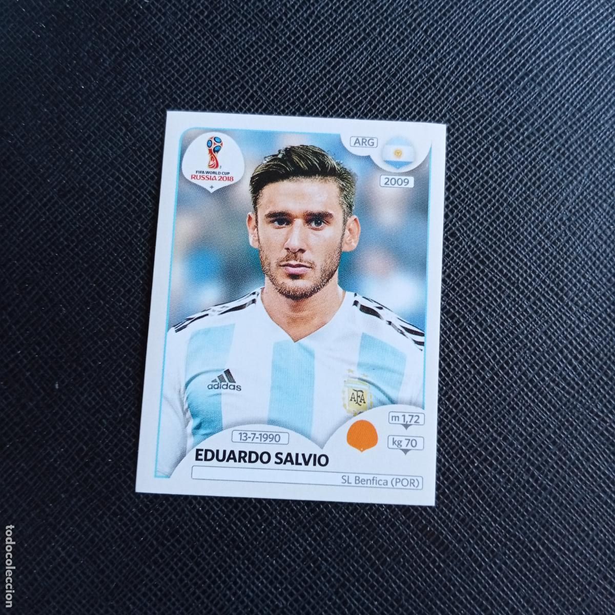 Cromos de f&uacute;tbol: 286 EDUARDO SALVIO ARGENTINA PANINI MUNDIAL RUSIA 2018 CROMO FUTBOL 18 - SIN PEGAR - /CJ2