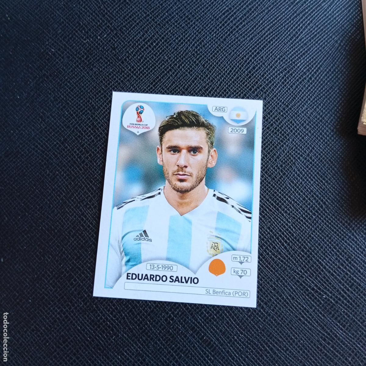 Cromos de f&uacute;tbol: 286 EDUARDO SALVIO ARGENTINA PANINI MUNDIAL RUSIA 2018 CROMO FUTBOL 18 - SIN PEGAR - /CJ2 ..