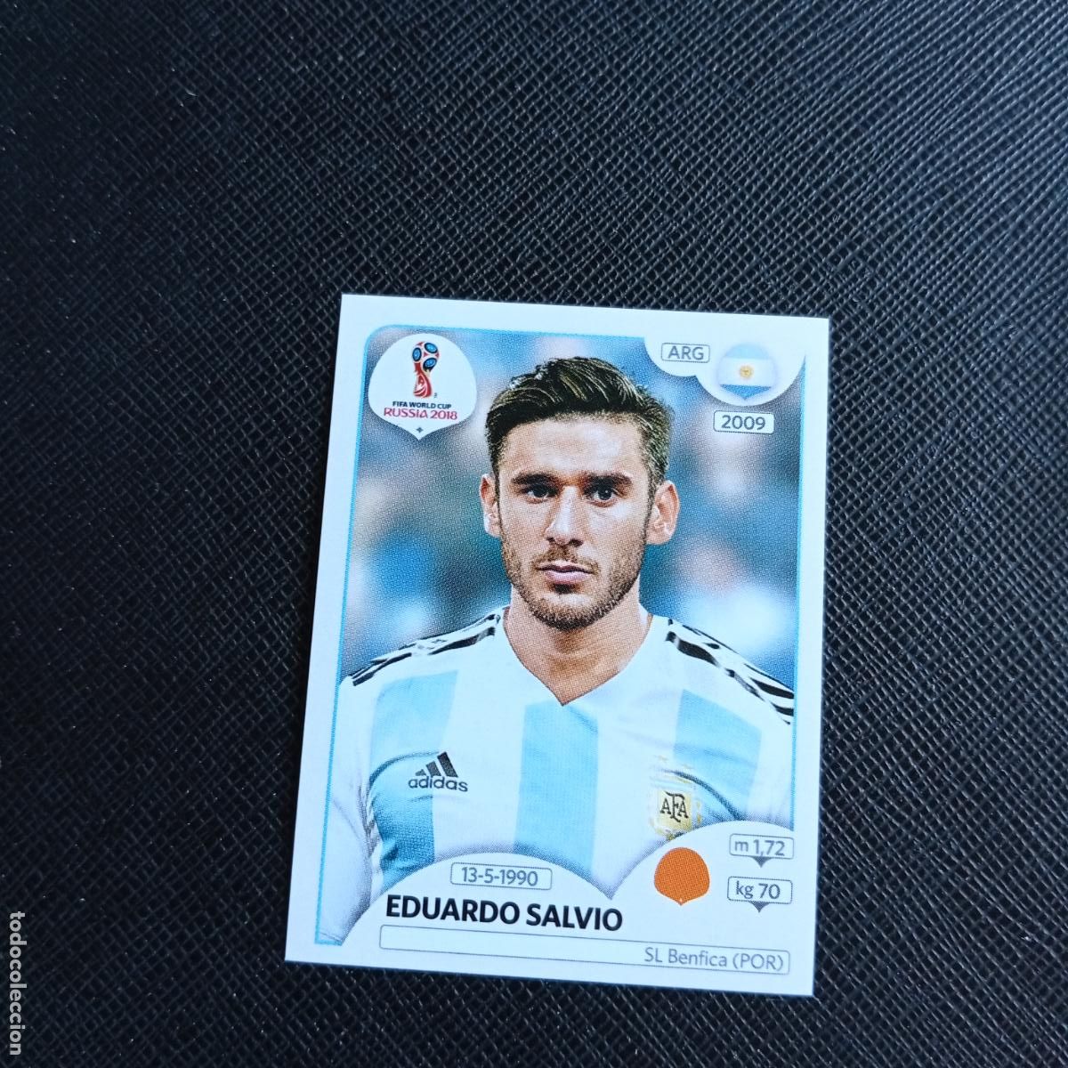 Cromos de Futebol: 286 EDUARDO SALVIO ARGENTINA PANINI MUNDIAL RUSIA 2018 CROMO FUTBOL 18 - SIN PEGAR - /CJ2 ..
