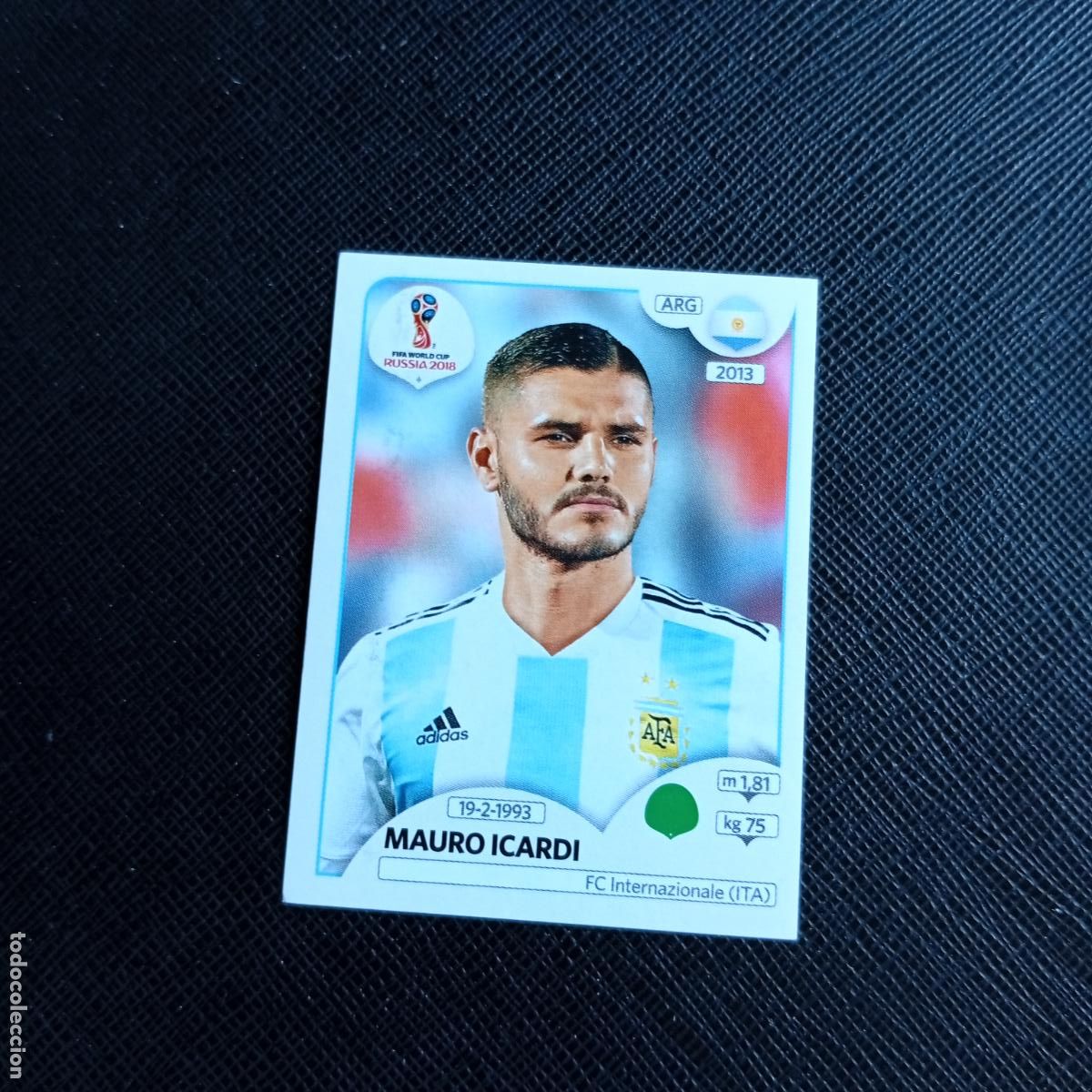 Football Stickers: 287 ICARDI ARGENTINA PANINI MUNDIAL RUSIA 2018 CROMO FUTBOL 18 - SIN PEGAR - /CJ2