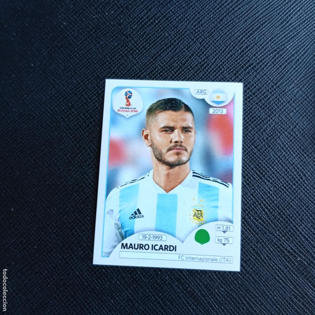 Football Stickers: 287 ICARDI ARGENTINA PANINI MUNDIAL RUSIA 2018 CROMO FUTBOL 18 - SIN PEGAR - /CJ2