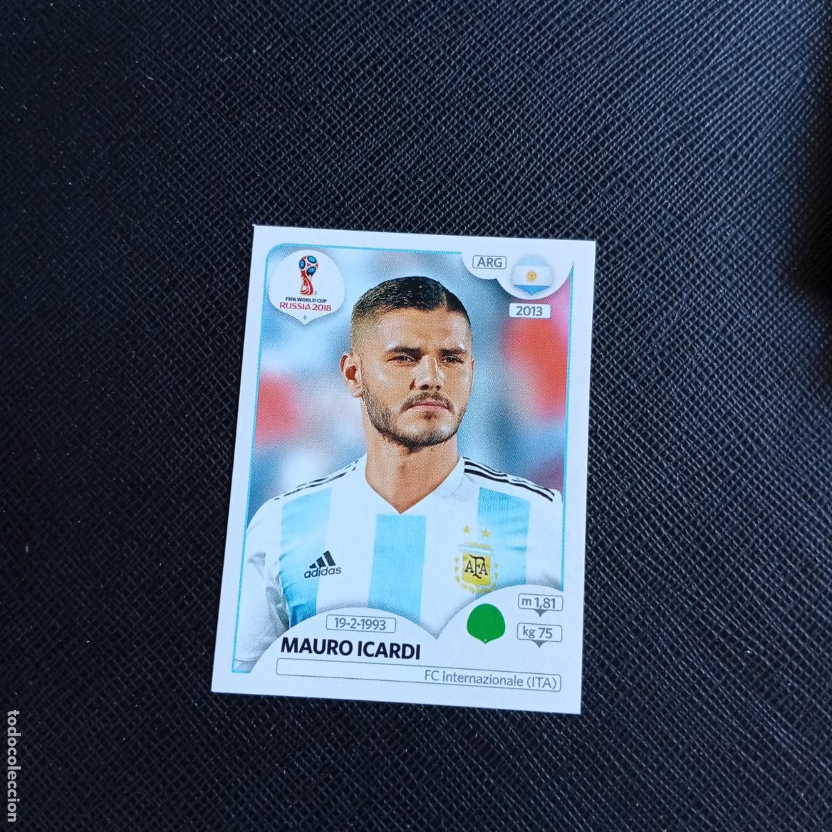 Football Stickers: 287 ICARDI ARGENTINA PANINI MUNDIAL RUSIA 2018 CROMO FUTBOL 18 - SIN PEGAR - /CJ2 .