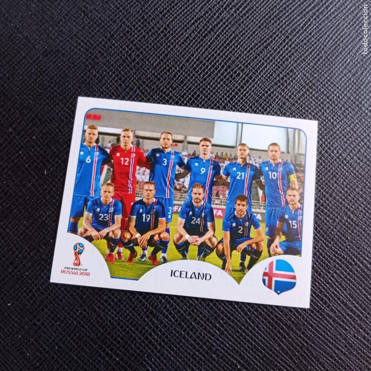 Cromos de f&uacute;tbol: 293 ALINEACION ISLANDIA PANINI MUNDIAL RUSIA 2018 CROMO FUTBOL 18 - SIN PEGAR - /CJ2 .............