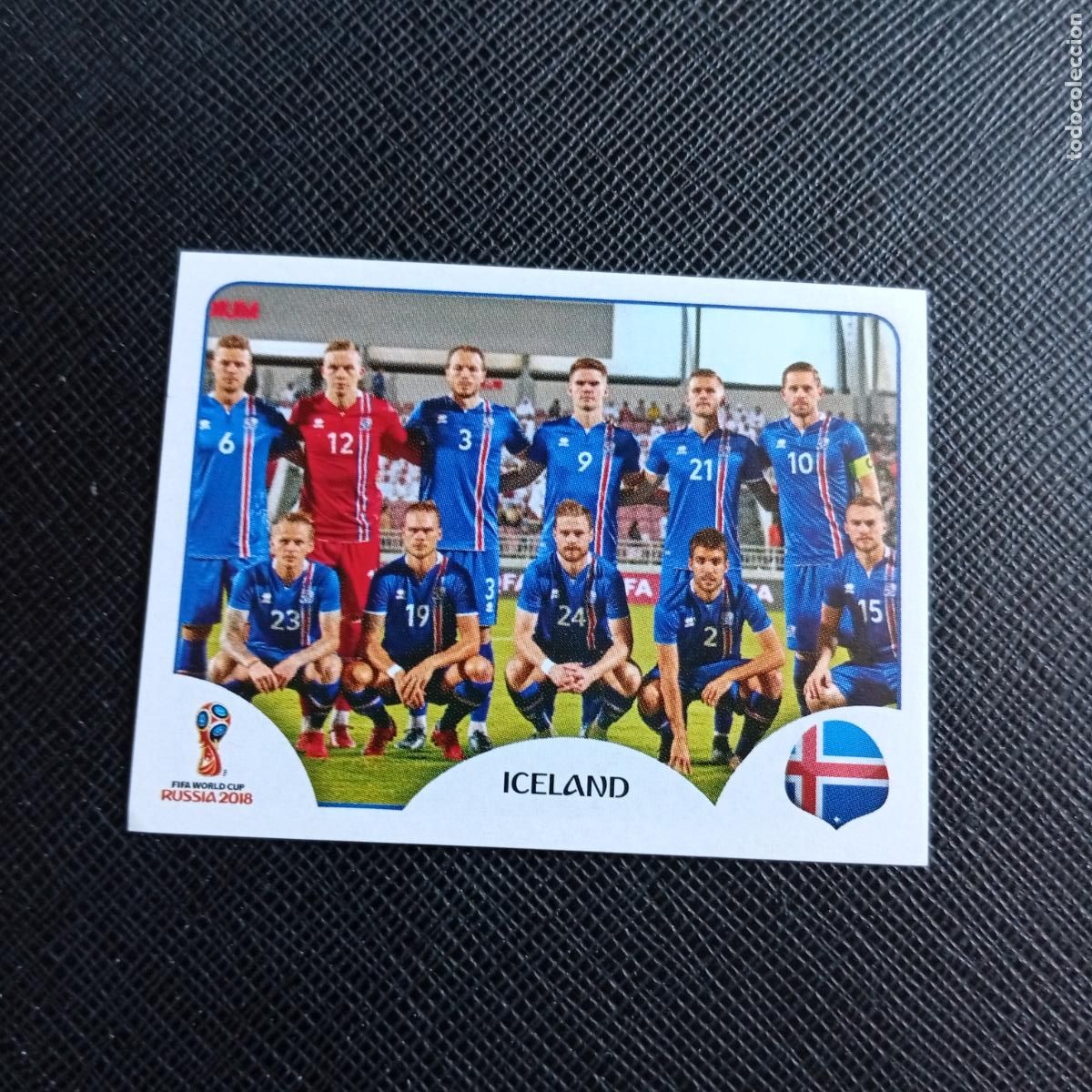 Cromos de f&uacute;tbol: 293 ALINEACION ISLANDIA PANINI MUNDIAL RUSIA 2018 CROMO FUTBOL 18 - SIN PEGAR - /CJ2 ...............