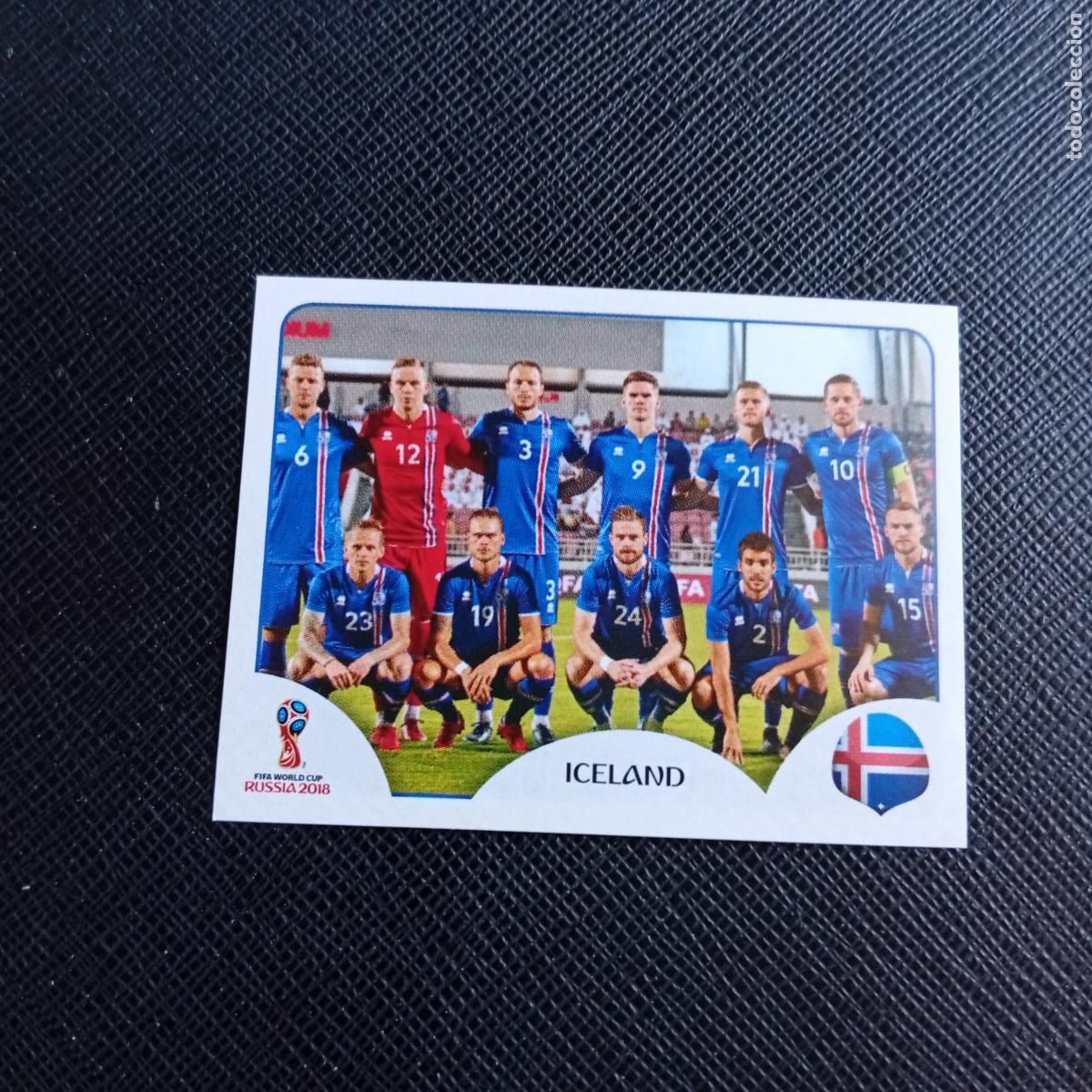 Cromos de f&uacute;tbol: 293 ALINEACION ISLANDIA PANINI MUNDIAL RUSIA 2018 CROMO FUTBOL 18 - SIN PEGAR - /CJ2 ...............
