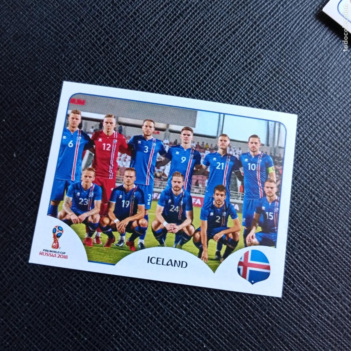 Cromos de f&uacute;tbol: 293 ALINEACION ISLANDIA PANINI MUNDIAL RUSIA 2018 CROMO FUTBOL 18 - SIN PEGAR - /CJ2 ...............