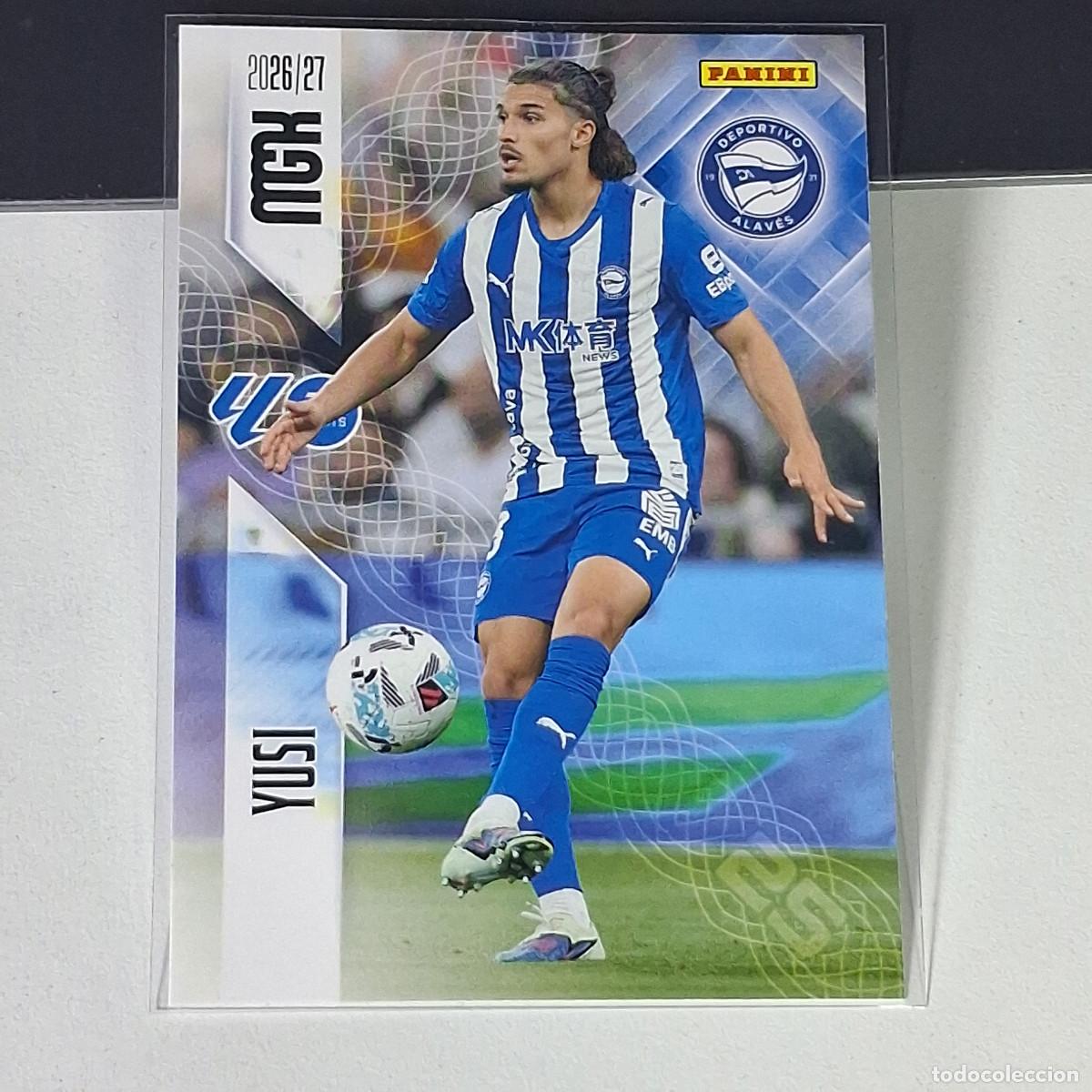 Cromos de f&uacute;tbol: D16 26 YUSI ALAVES MEGACRACKS LIGA 2026 2027 26 27 PANINI MGK