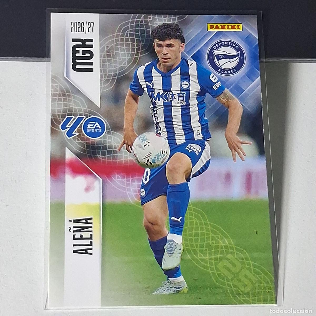 Cromos de f&uacute;tbol: D16 30 ALE&Ntilde;A ALAVES MEGACRACKS LIGA 2026 2027 26 27 PANINI MGK