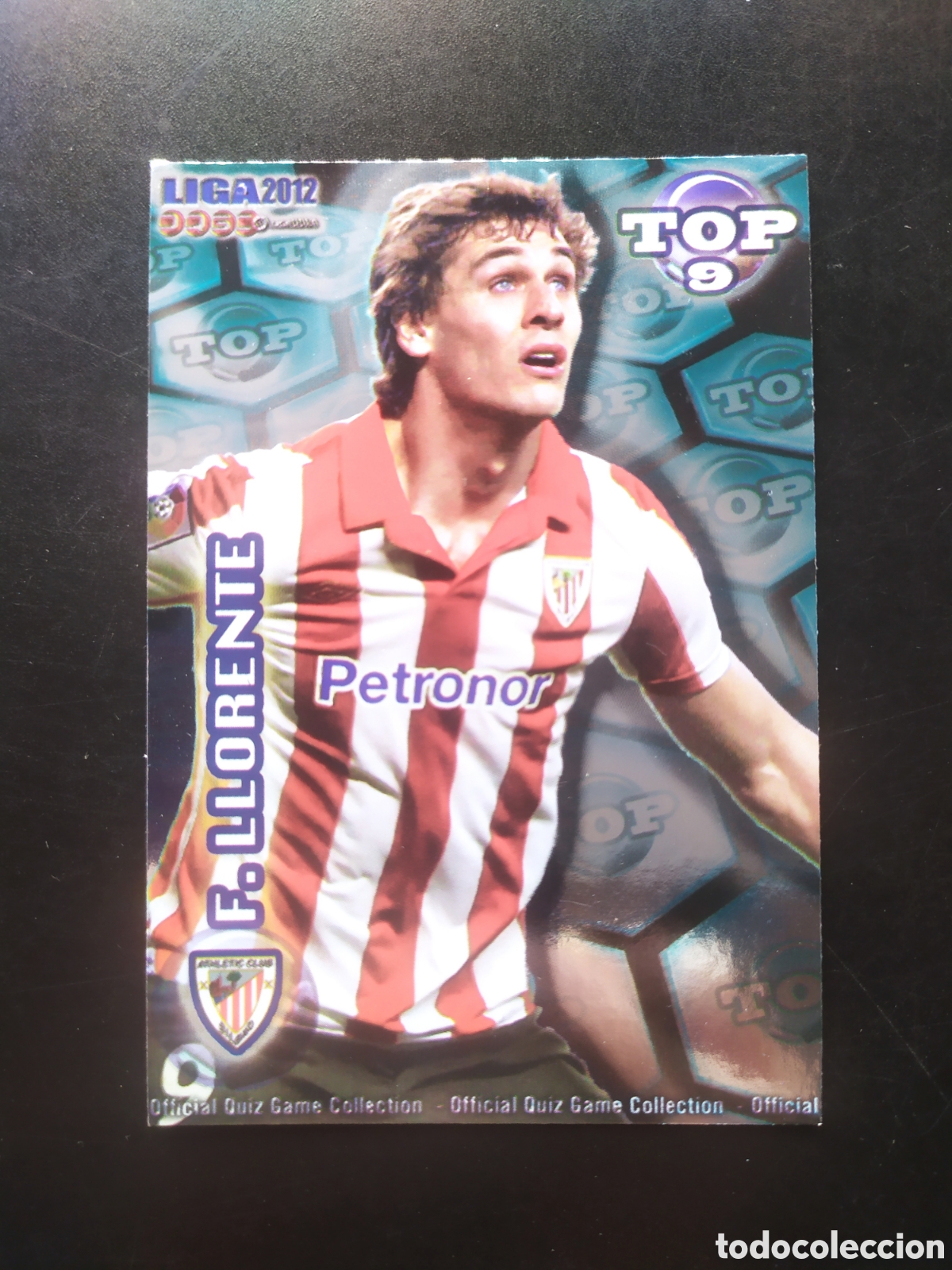 Cromos de f&uacute;tbol: Mundicromo fichas Liga 2011 2012 11 12 Fernando Llorente top brillo azul n&deg; 624 Athletic Bilbao