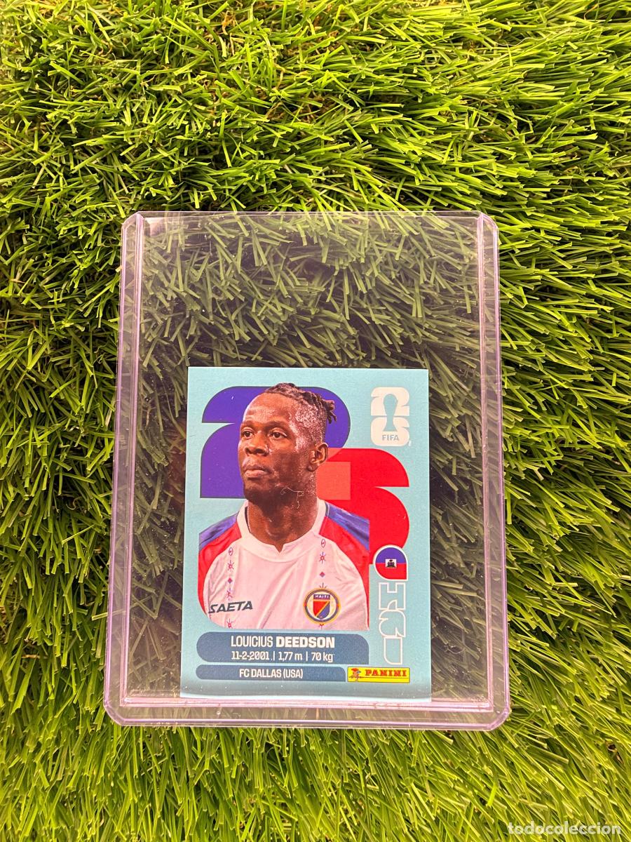 Cromos de f&uacute;tbol: N&ordm; HAI19 Louicius Deedson Hait&iacute; Mundial 2026 Stickers