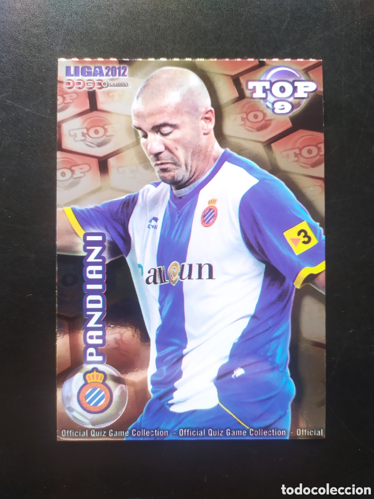 Cromos de f&uacute;tbol: Mundicromo fichas Liga 2011 2012 11 12 Pandiani top brillo rojo n &deg; 625 Espanyol